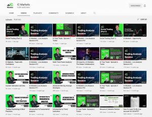 IC Markets YouTube channel educational videos 300x231